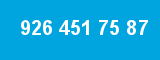 926 451 75 87